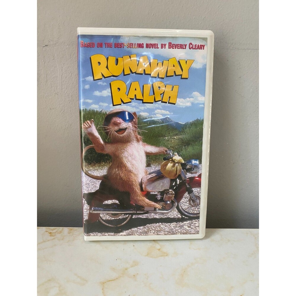 Runaway Ralph Pre-Owned VHS Tape 1999 Clamshell Case Vintage Beverly Cleary